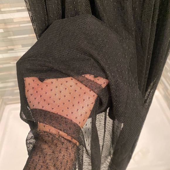 Anthropologie: Maeve black overlay lace dress - Picture 6 of 10